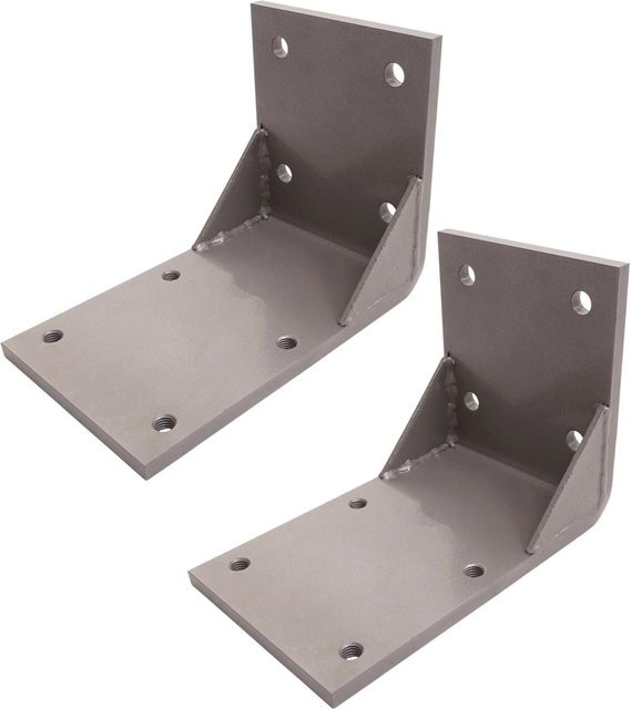 MCW 2er-Set Deckenadapter für Kassetten-Markise H122 H123 zur Deckenmontage in Grau - Bild 1
