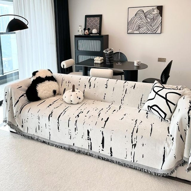 Super Six Arctic Velvet Sofaüberwurf für alle Jahreszeiten, B/B: 180 x 130 cm - Bild 1