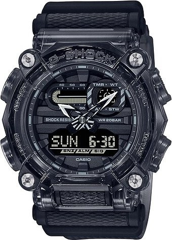 Casio G-Shock Armbanduhr, Analog-Digital, Quarz, Kunststoff, Schwarz, Herren - Bild 1