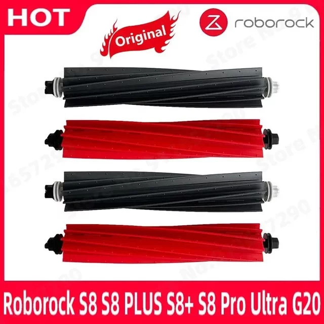 Roborock S8 S8 Plus S8 Pro Ultra G20 Zubehör Set mit Hauptbürste und Seitenbürste - Bild 1