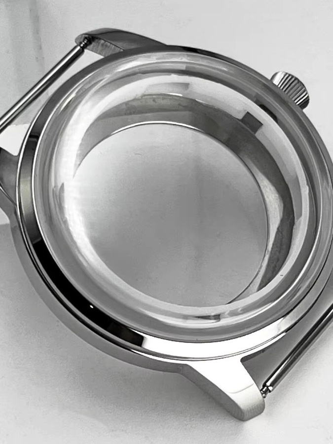 RICHUS Uhrengehäuse, 40 mm, Silber, Gewölbtes Glas, Uhrenzubehör - Bild 3