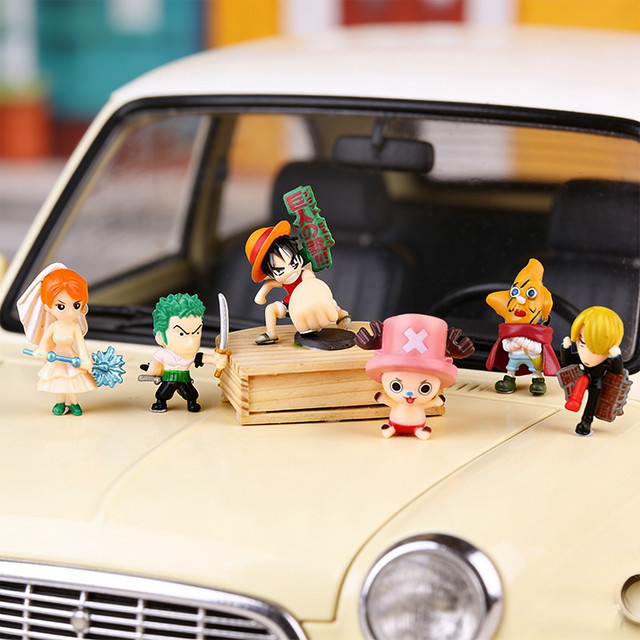 Bandai One Piece Actionfiguren, 6-teiliges Set, PVC-Modellpuppen - Bild 1