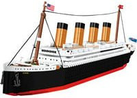 COBIB Konstruktionsspielzeug R.M.S. Titanic Ozeandampfer Klemmbaustein Maßstab 1:450 - Bild 1