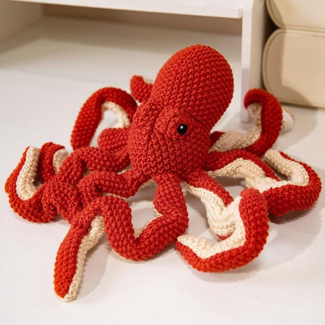 Yiran toy Gestrickte Tier Plüschpuppe, Beruhigungsspielzeug - Bild 1