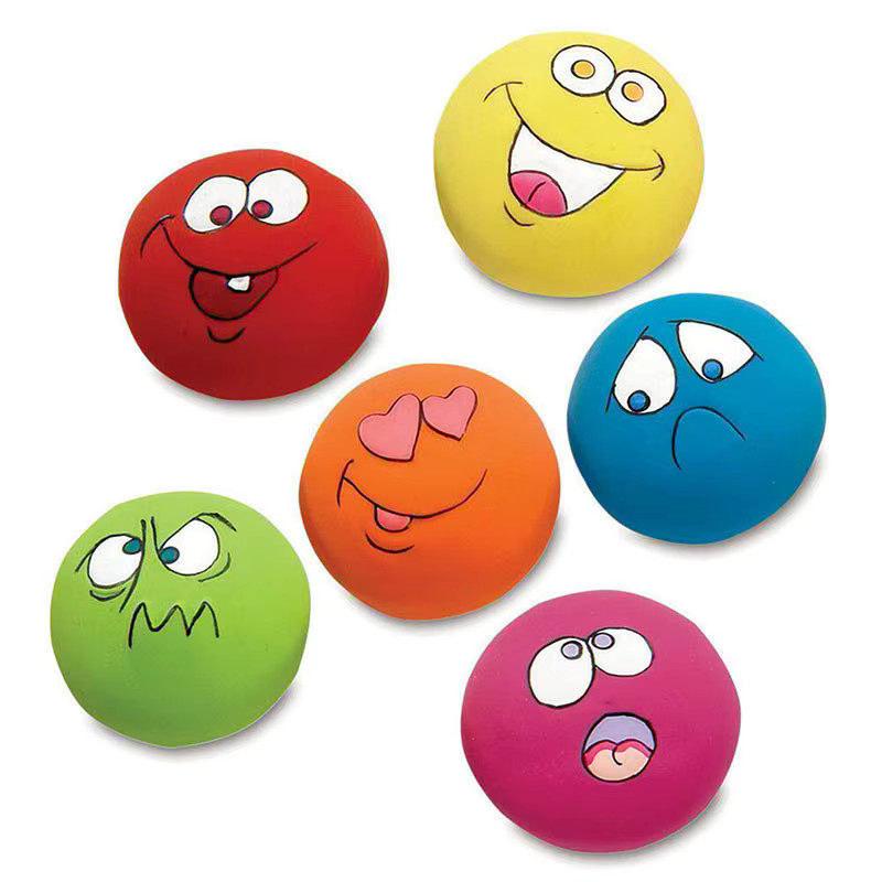 Yngк Gummi-Hund Welpe, Kauspielzeug, quietschender Ball, klingendes Spielzeug - Bild 3