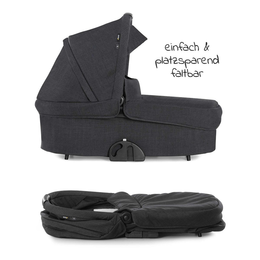 Hauck Babywanne für Buggy Colibri in Melange Black/Grey - Bild 5