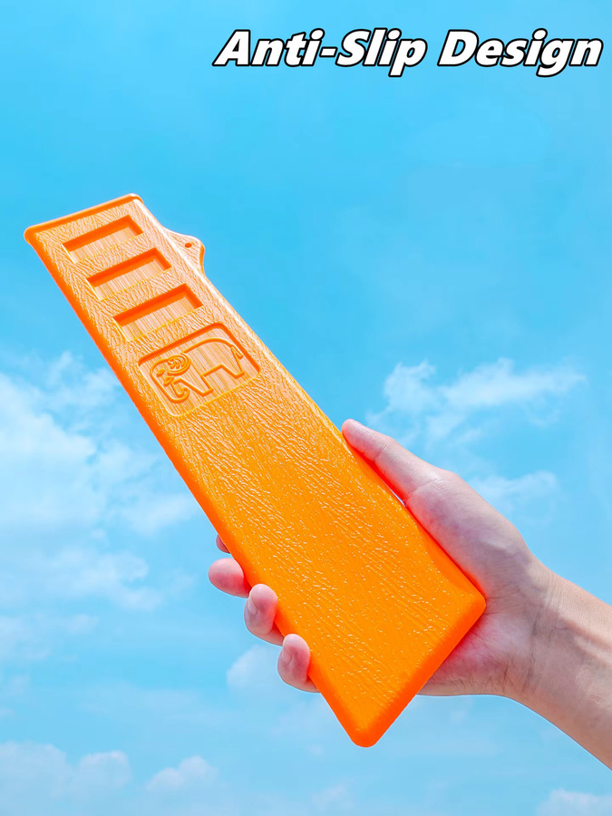 Newshark Messer-Schutzhülle aus ABS-Kunststoff für Chefmesser und Besteck in Gelb, Schwarz oder Orange, Breite: 26,3 cm bis 40 cm - Bild 3