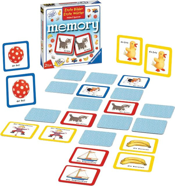 Ravensburger Memory Erste Bilder - Erste Wörter, Kinderspiel, ab 2 Jahren - Bild 1