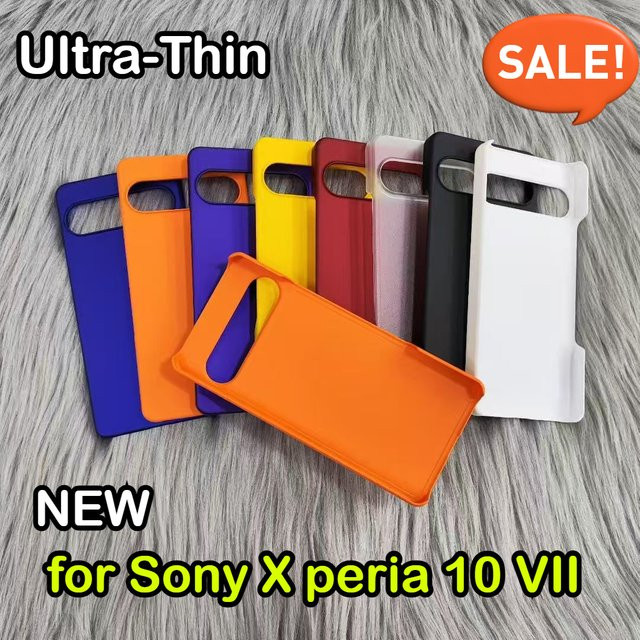 Stoßfeste und ultradünne Schutzhülle aus Kunststoff für Sony Xperia 10 VII VI V IV III II in Transparent Matt - Bild 1