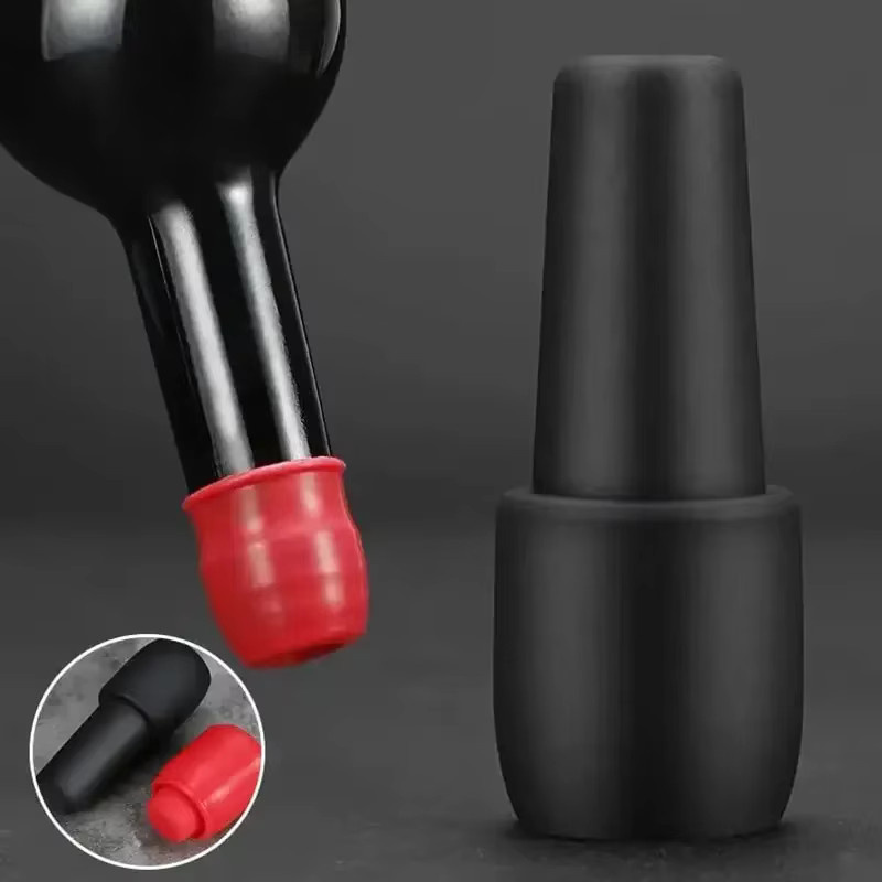 SUNFILI Silikon Wein Stopper zur Versiegelung von Wein- und Champagnerflaschen - Bild 2