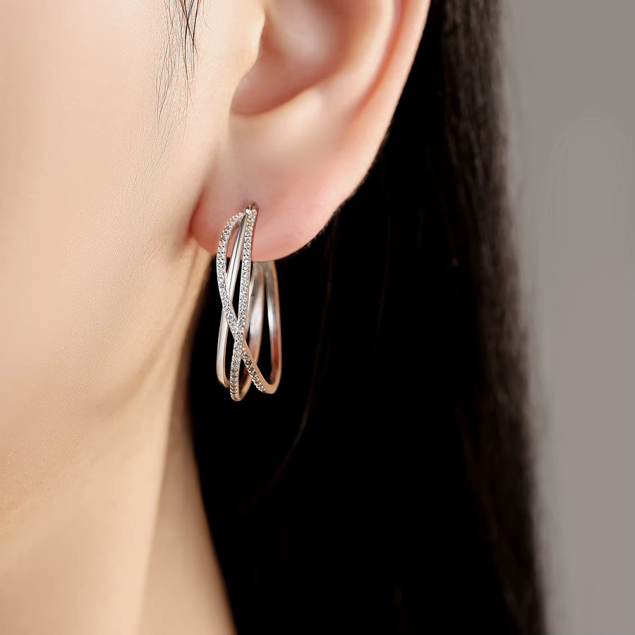 Orstarry Ohrringe, 925 Sterling Silber, Damen - Bild 2