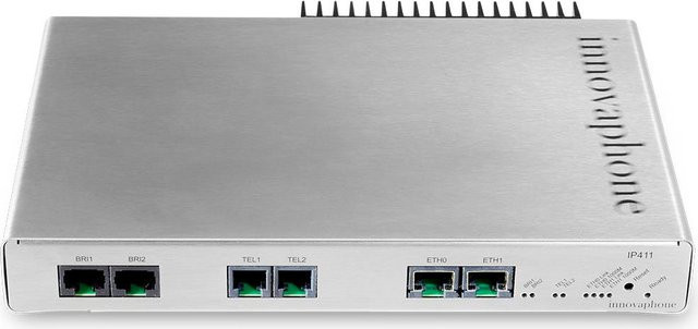 innovaphone IP411 VOIP-GATEWAY mit Ethernet/LAN in Silber (01-00411-001) - Bild 1