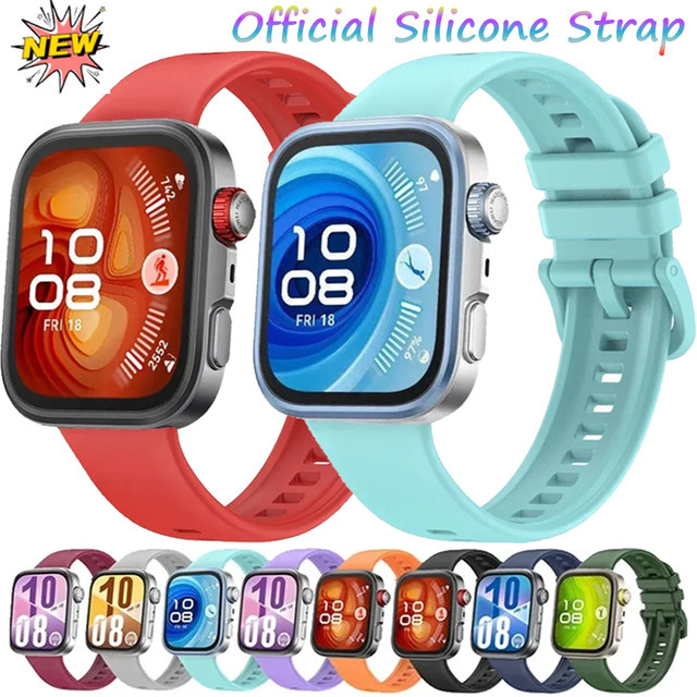 Huawei Uhrenarmband Silikon, Bunt, Unisex - Bild 1