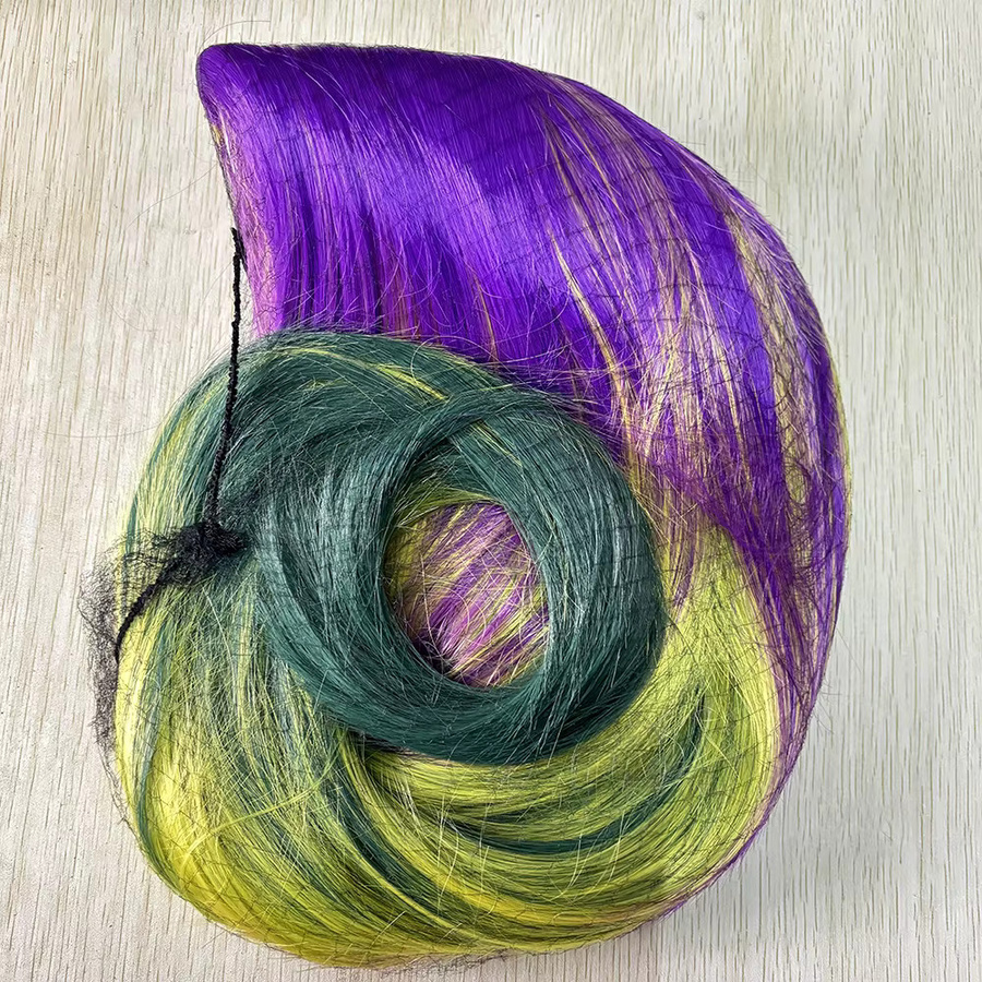 hairjoy Karnevalsperücke, Regenbogenfarben, lang, Damen - Bild 3