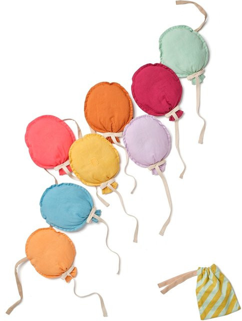 Kids Concept Girlande mit Pompom-Ballons in Mehrfarbig für Kindergeburtstage - Bild 1