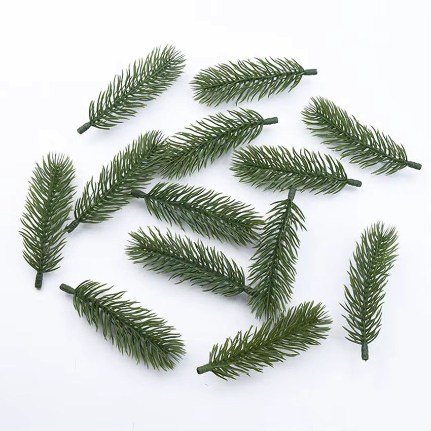 Künstliche Kiefernnadeln aus Kunststoff in Grün für Weihnachtsdekoration, Kränze und Garten-Deko - Bild 4