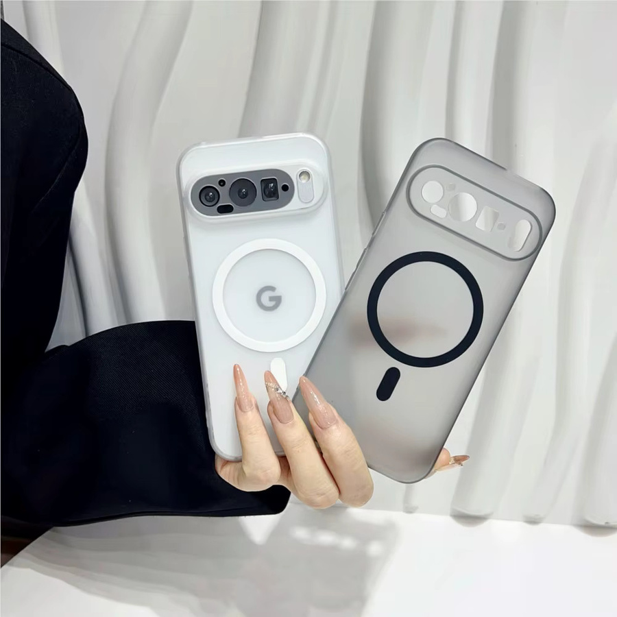 Magnetische Hülle für Google Pixel 10 Pro XL 9 8 7 6 A in mattem transluzentem Design mit kabelloser Ladefunktion, Multicolor - Bild 2