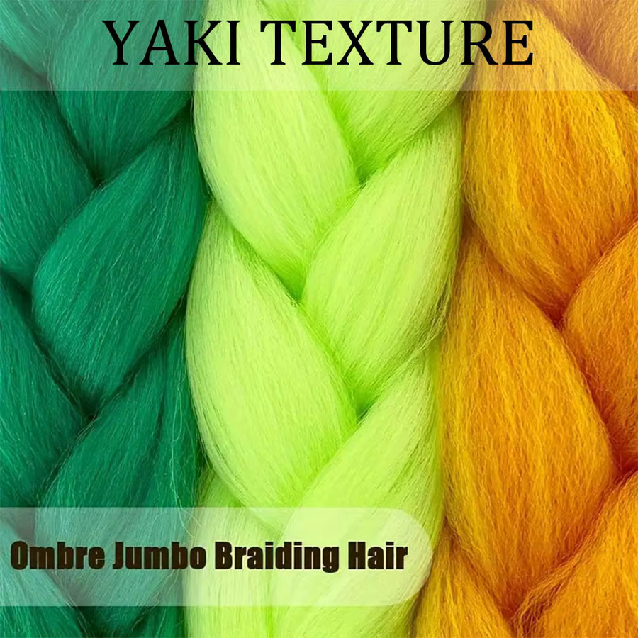 Refeeny Yaki Ez Braid Haarverlängerung, synthetisch, 61 cm, 5 Packungen - Bild 3