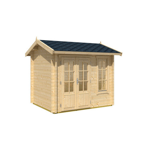 Lasita Blockbohlenhaus Alex Maja in Natur/Braun, B/H/T: 290 x 245,1 x 254,1 cm - Bild 4