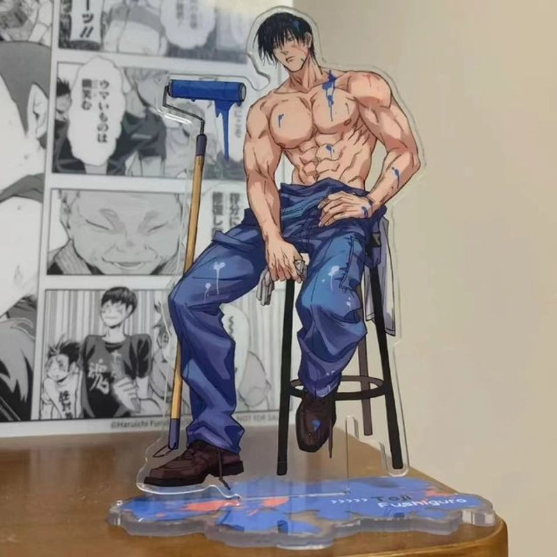 Bandai Jujutsu Kaisen Acrylglas-Aufsteller mit Charakter-Porträts, mehrfarbig - Bild 1