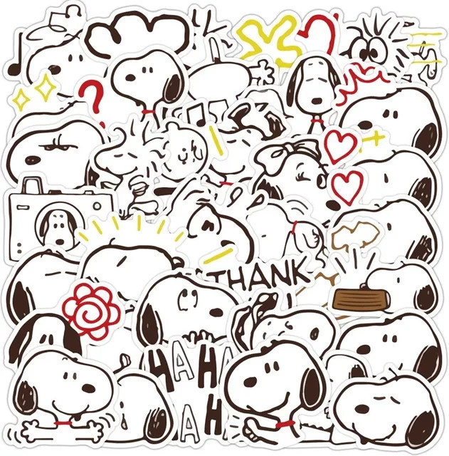 Bandai Snoopy-Hund Aufkleber, 40 Stück - Bild 1