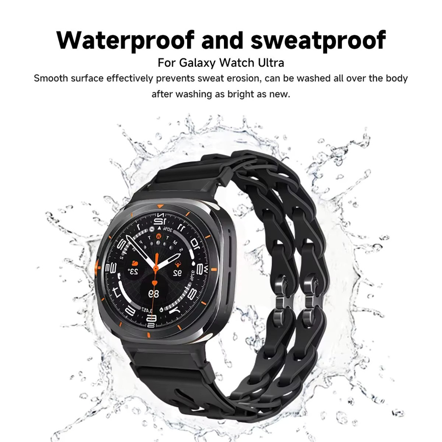 Uhrenarmband Silikon, Samsung Galaxy Watch Ultra 47 mm, 40 mm, 44 mm - Bild 1