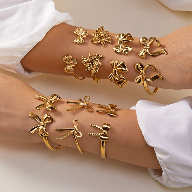 Design Sinn Armreif Edelstahl, Gold, Damen - Bild 1