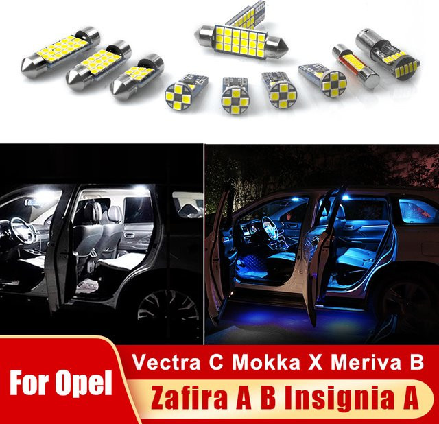 YaLumei LED Innenraumbeleuchtung für Vauxhall Opel Zafira A B Insignia A Vectra C Mokka X Meriva B als Leseleuchte und Kofferraumlicht Zubehör - Bild 1