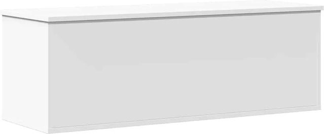 vidaXL Truhe Weiß aus MDF, B/T/H: 102 x 35 x 35 cm - Bild 1