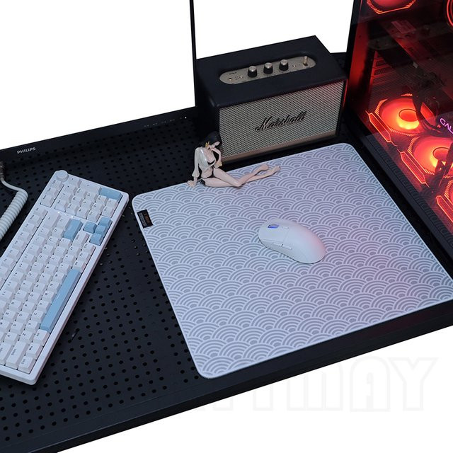 PICKYYMAY PK SPEED 1 Control Pro E-Sports-Mauspad in Schwarz für Geschwindigkeit und Kontrolle - Bild 1