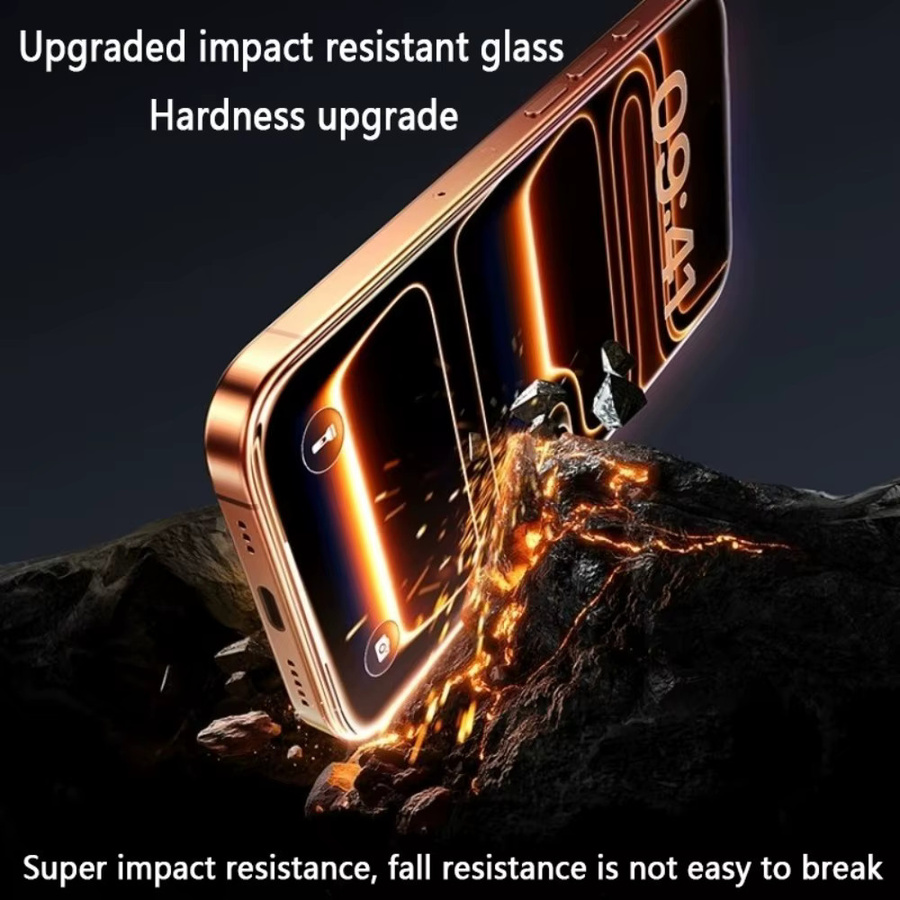 3 Stück DIXSG Full Cover Displayschutzfolien für iPhone 17 16 15 14 13 12 11 Pro Max Plus XR in Transparent mit staubfreier Installation - Bild 4