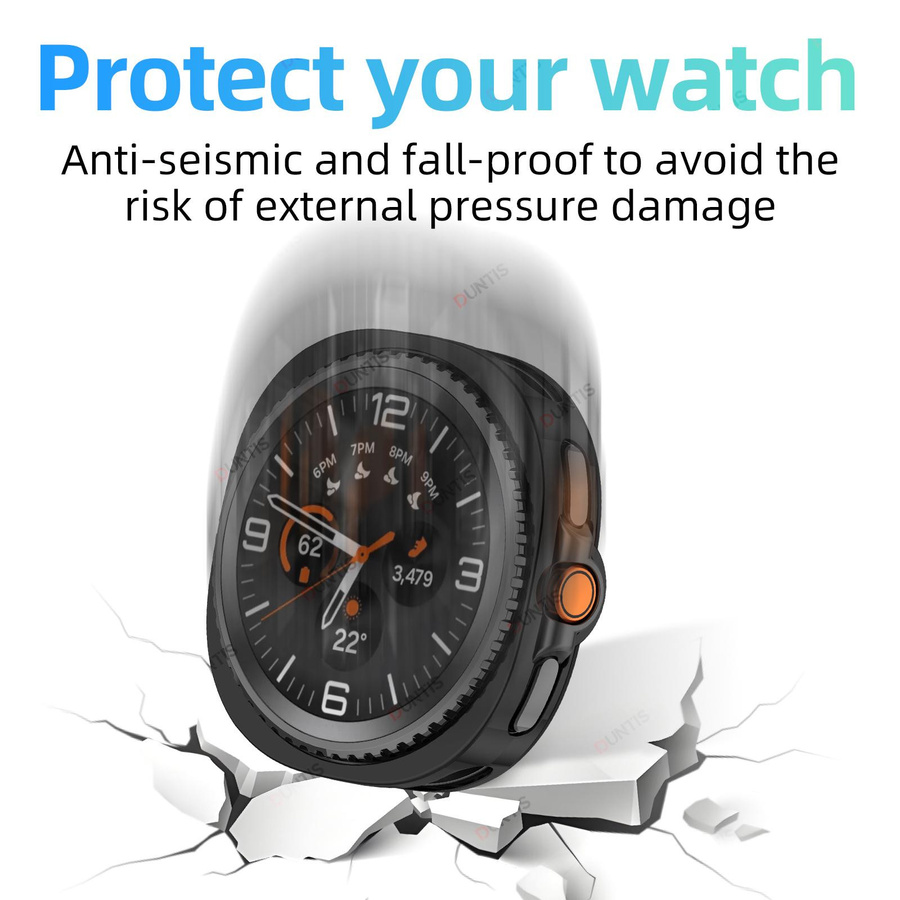 Samsung Schutzhülle für Galaxy Watch 8 Classic, TPU, Gold - Bild 2