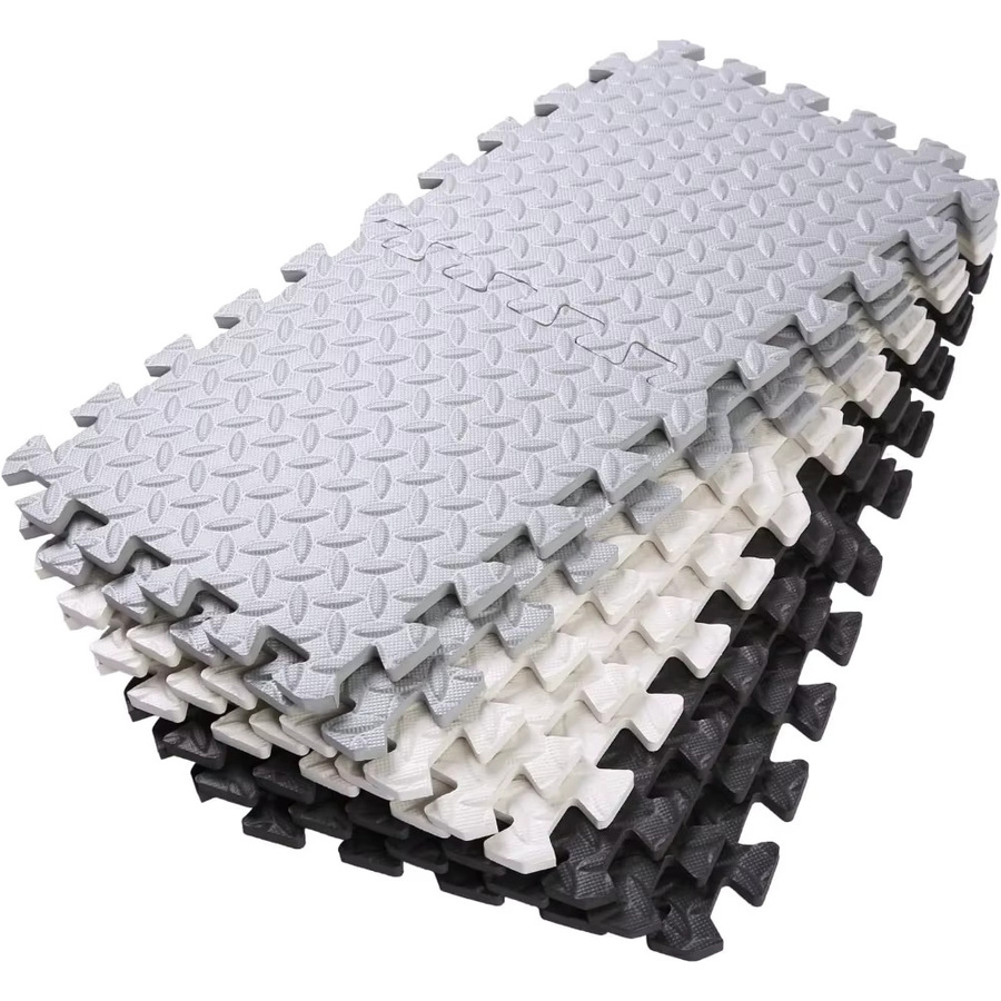 DHDH Motorrad Boden Schutz Matte aus EVA Schaum, blau, 10 bis 16 Stück, B/T/H: 30 x 30 x 1 cm - Bild 6