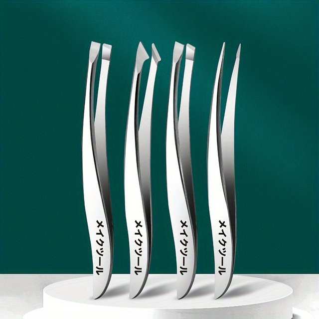 OLOEY Bananenpinzetten-Set, 4-teilig, Edelstahl, Unisex - Bild 1