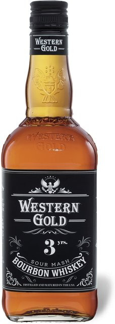 Western Gold Bourbon Whiskey USA 0,7 l - Bild 1