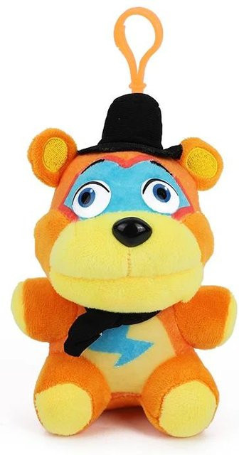 Fnaf Plüsch Schlüsselanhänger, Goldener Bär, Plüschtier, 15cm, ab 14 Jahre - Bild 1