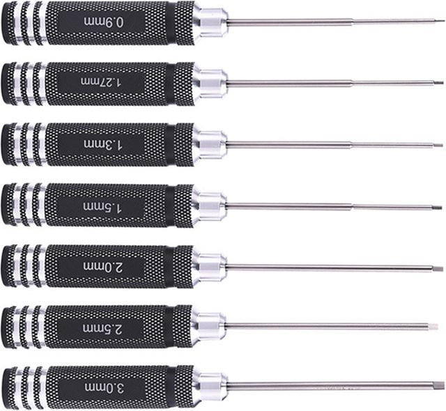 DAZZLEEX HSS Sechskantschraubendreher Set für RC-Modelle, Größe 0,9-3,0 mm - Bild 1