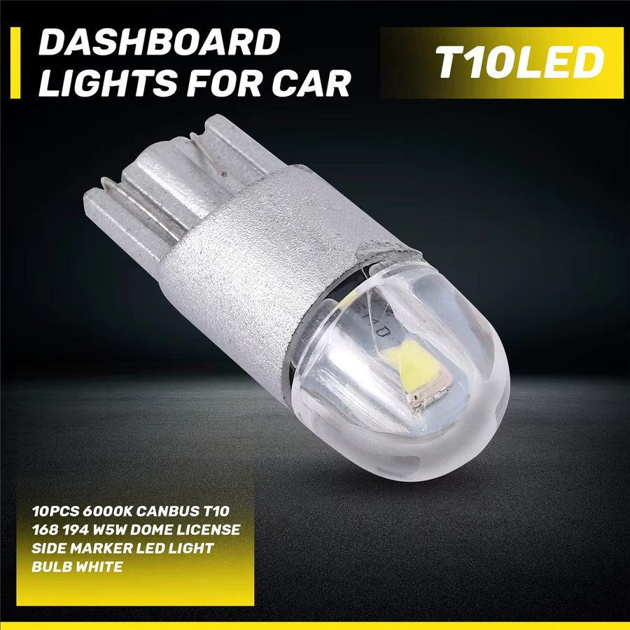 10 Stück T10 W5W LED-Glühbirnen Canbus für Kennzeichen und Seitenmarkierung, 6000 K Cool White - Bild 2