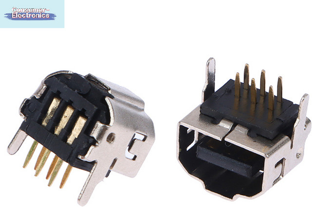 EXT Link Port Data Line Interface Ersatz Mother Socket für Game Boy Color, Game Boy Pocket und Game Boy Advance SP in Schwarz - Bild 1