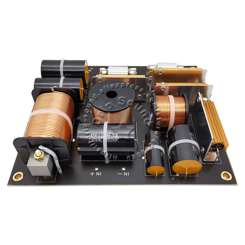 BYEC 1200 W 3-Wege Hi-Fi Frequenzweiche Audio Crossover Board mit Hochtöner-Sicherung für 15-18 Zoll, Multicolour - Bild 3