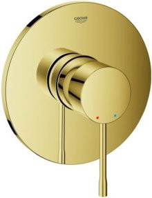 Grohe Essence UP Brause-Einhebelmischer Fertigmontageset in Gold Cool Sunrise für die Wandmontage - Bild 1