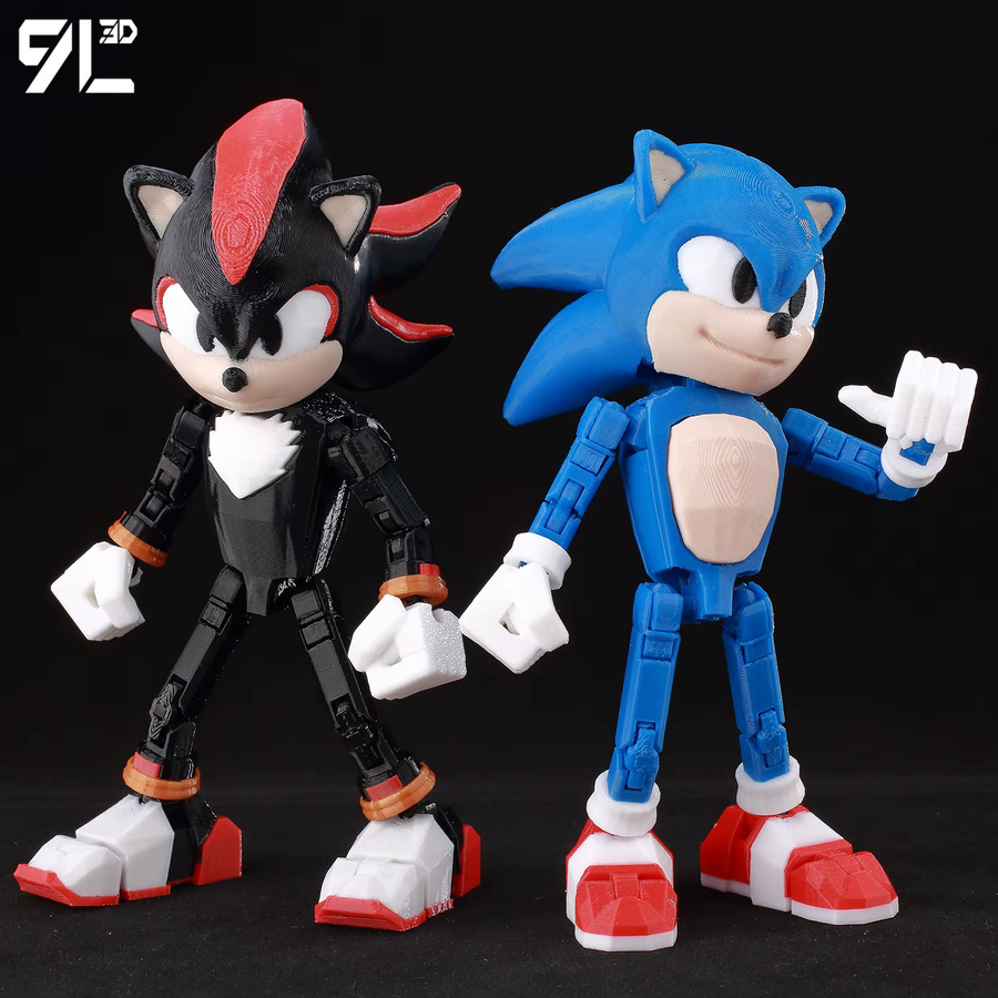 Bandai Sonic Shadow Shade Dummy 13 Titan 13, bewegliche Schaufensterpuppe zum Sammeln - Bild 1