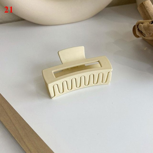 YiLi-Studio Haarspange, Acryl, Kaffee-Schwarz-Beige, Damen - Bild 1
