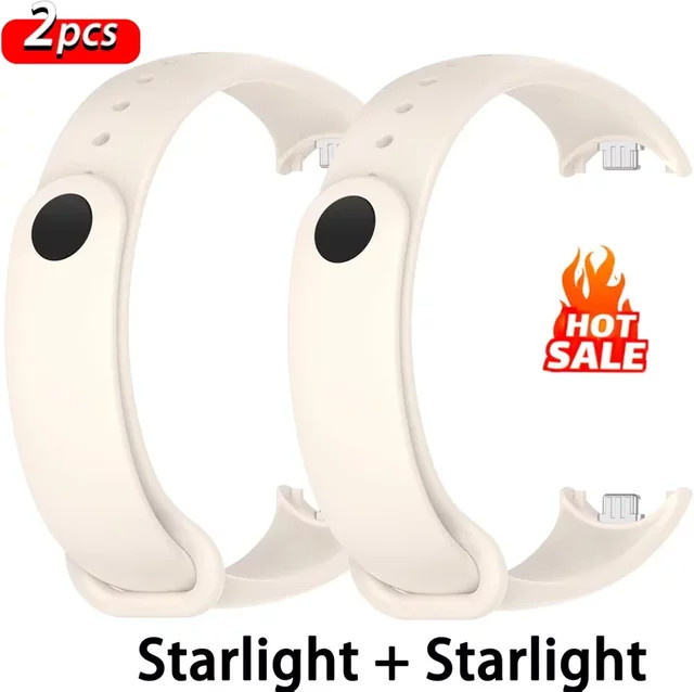 NEY Uhrenarmband Silikon, Weiß, Xiaomi 8, 9 NFC, 10 - Bild 1