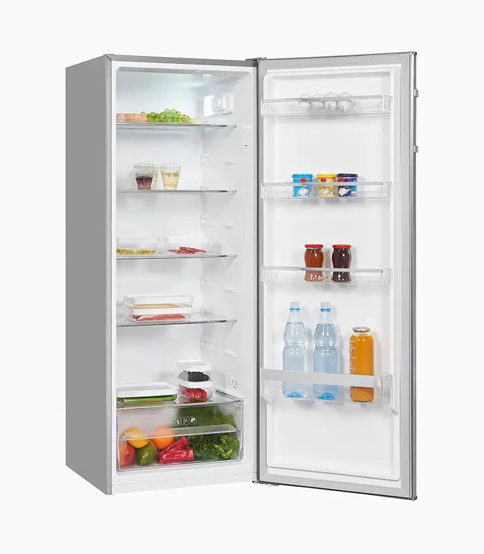 Exquisit Vollraumkühlschrank KS320-V-H-040E in Inoxlook Silber ohne Gefrierfach - Bild 2
