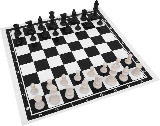 Wosawe Outdoor Internationales Schachspiel, Kunststoff, faltbares Schachbrett - Bild 1