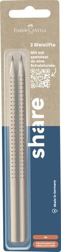 Share Bleistift HB in Beige, 2 Stück - Bild 1