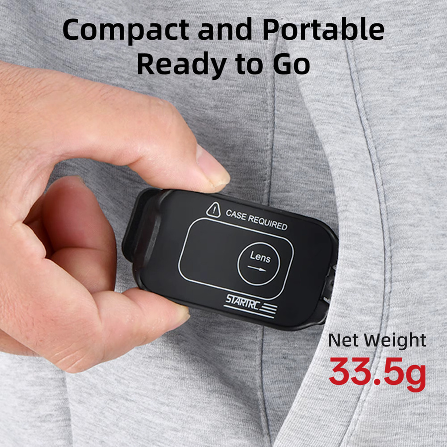 Magnetischer Rucksack-Clip-Halter für DJI OSMO NANO in Schwarz mit Schnellverschluss und Anti-Shake-Funktion, kompatibel mit DJI Original-Schutzhüllen - Bild 4