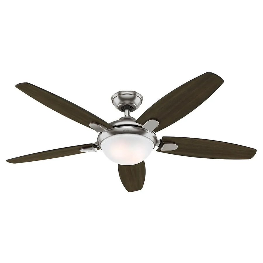 HUNTER FANS Deckenventilator Contempo in Nickel gebürstet mit Beleuchtung und Fernbedienung, Durchmesser: 132 cm - Bild 2