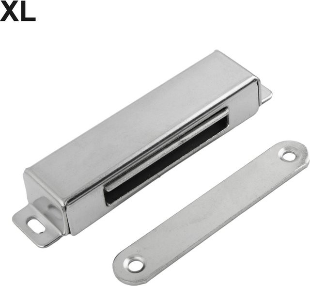 MaMa workplace Magnetverschluss XL aus 304 Edelstahl in Silber/Chrome für Schwerlastschränke - Bild 1